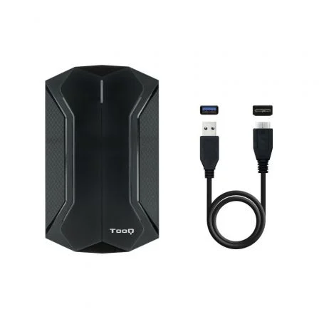 Tooq Caja Externa Gaming para HDD/SSD 2.5" - Negro